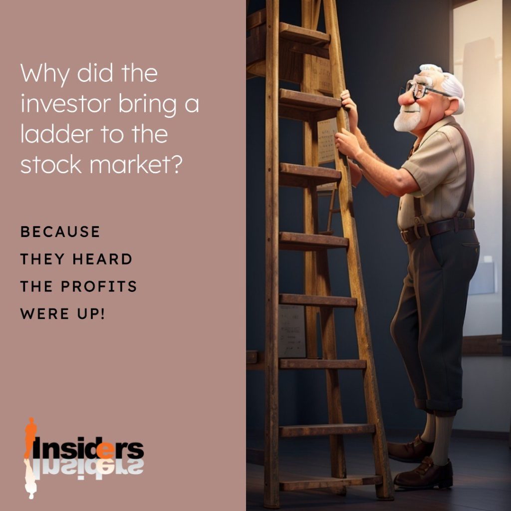  INSIDERS serves as a metaphorical ladder, propelling you upward just as escalating profits inspire investors to elevate their game